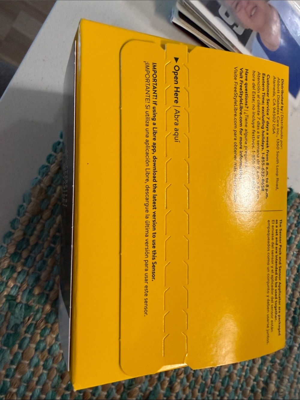 FreeStyle Libre 2 Plus Sensor - Yellow - Picture 3 of 4